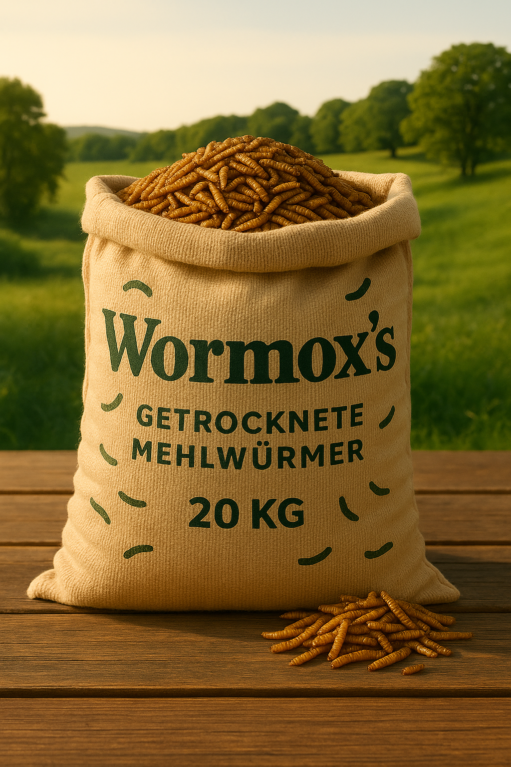 Getrocknete Mehlwürmer (20KG)